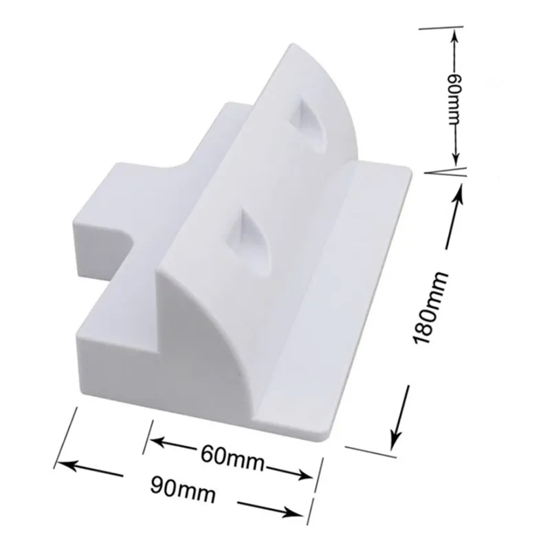 ALWAYSME ABS Solar Panel Corner Side Mountain Bracket solar panel bracket For RV Trailer Caravan Motorhome Boat Home