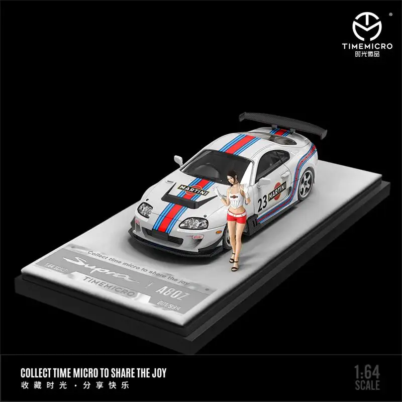 Time Micro 1:64 Supra A80Z Martini / Spoon Diecast Model Car