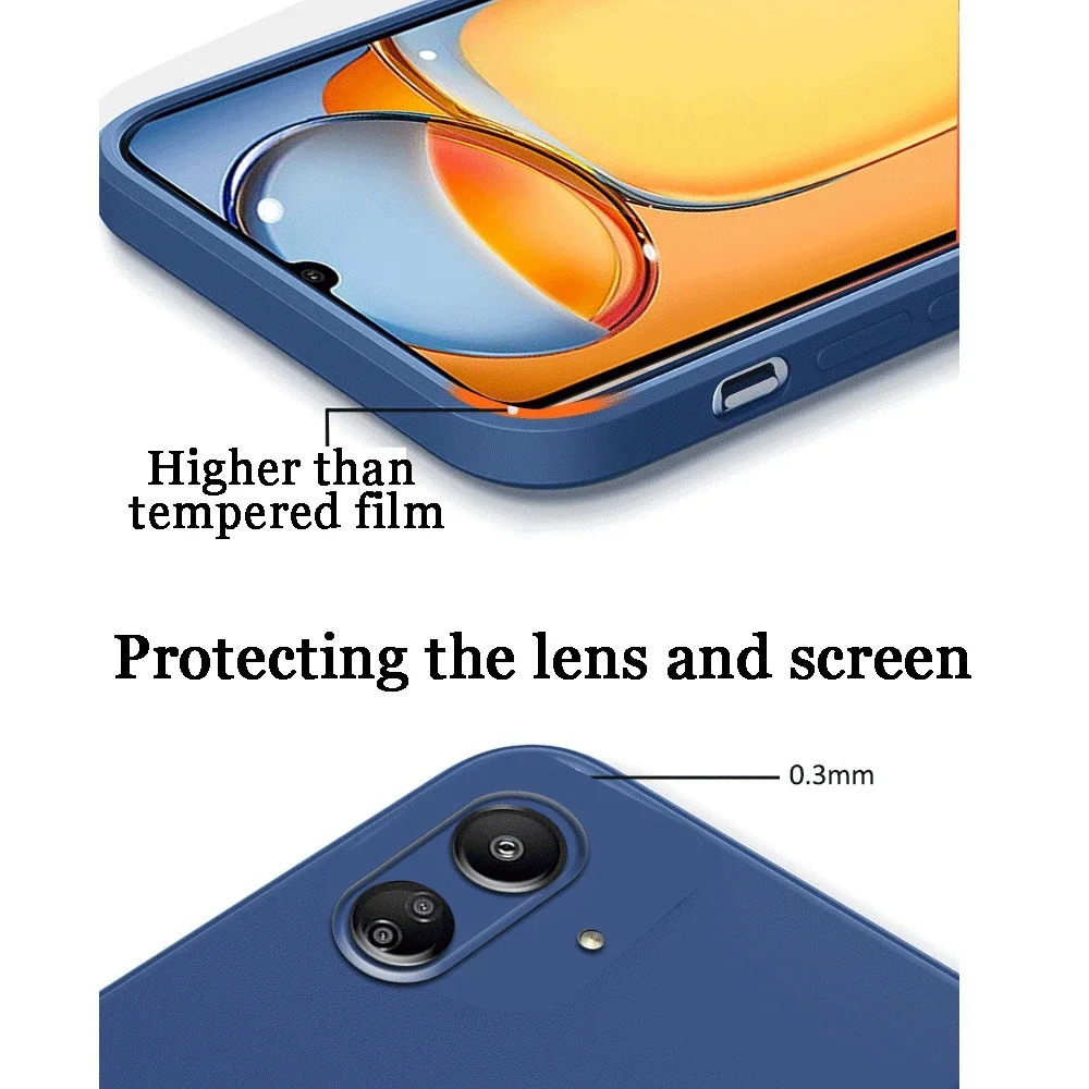 Luxury Liquid Silicone Shockproof Protective Back Phone Case