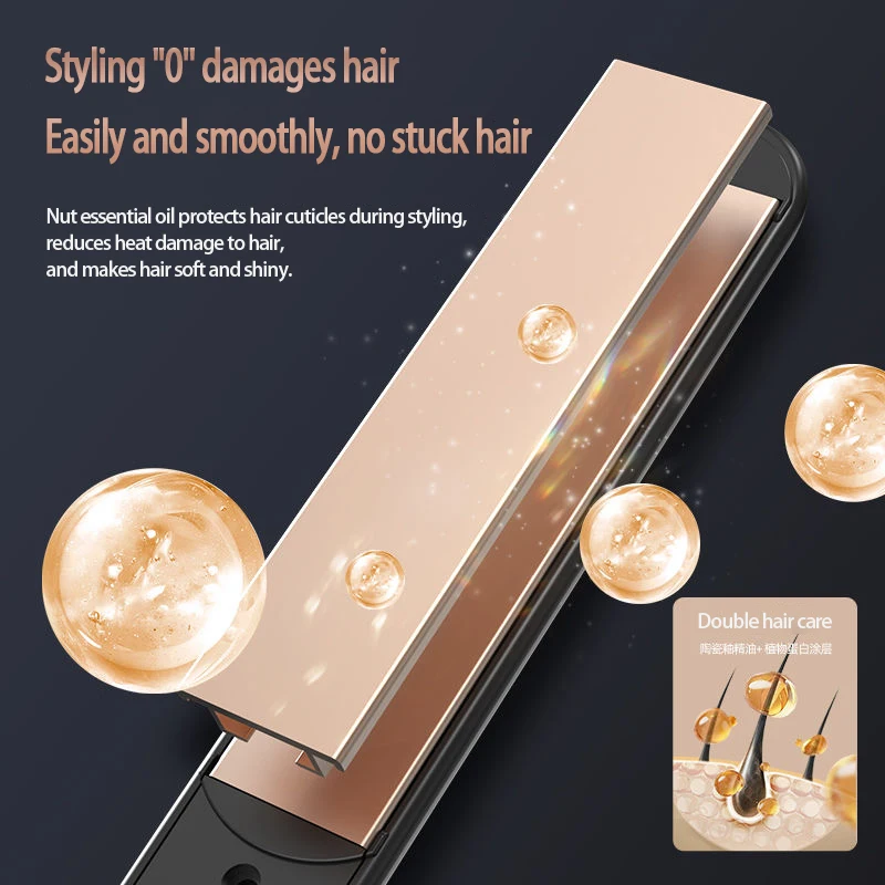 High Quality Electric Hair Brush Straight Curl 2 in 1 For Xiaomi 10 Seconds Fast Heating Unisex Straight Hair Brush Styling Tool 6