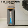 See-Through Paper Towel Storage Basket Bathroom Paper Towel Sundries Storage Basket Foldable With Lid Waterproof Storage Box 3