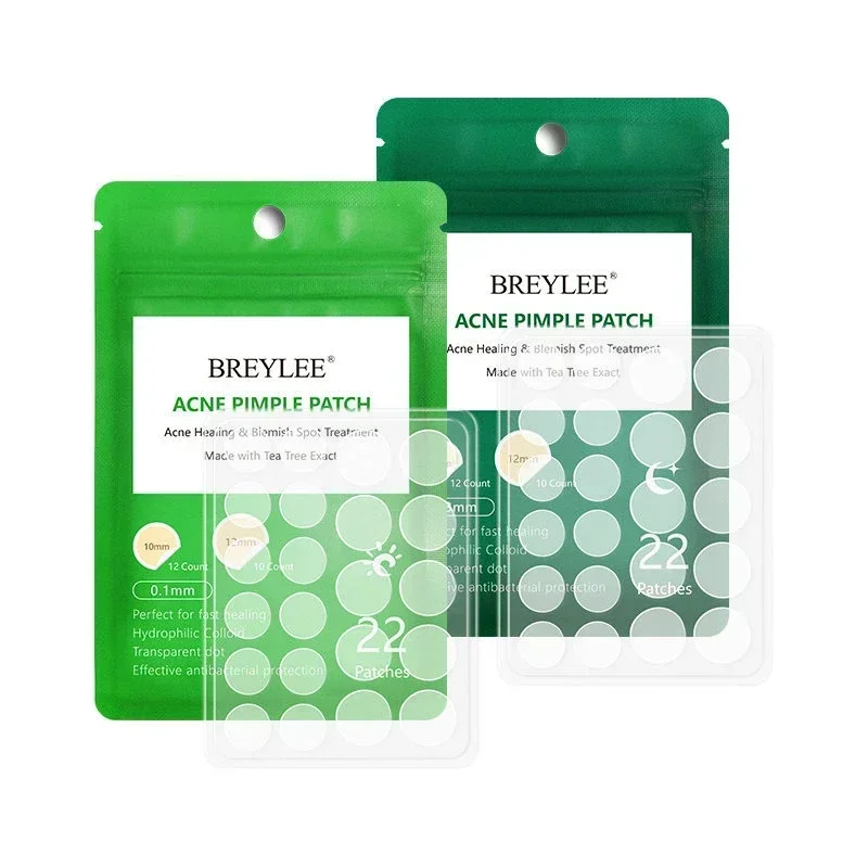 Natural Tea Tree Acne Stickers Water Proof Soothing The Skin 22 Pieces Facial Tools Acne Patch Ultra-thin Design Skin Care