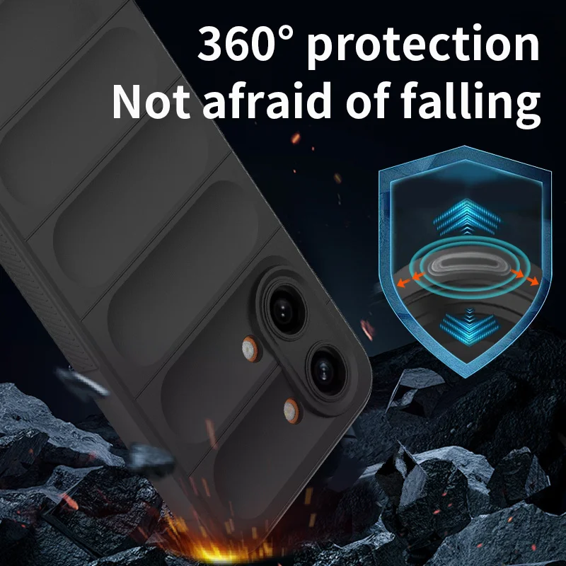 Skin Feeling Flexible Silicone Shockproof Protective Case