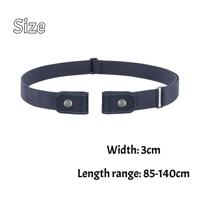 4/2 Stück Elastische Leinengürtel Unsichtbarer Jeans-Taillenformer Hosen Ohne Loch Dehnbarer Taillenversteller Zubehör für Kleider – Detail 1
