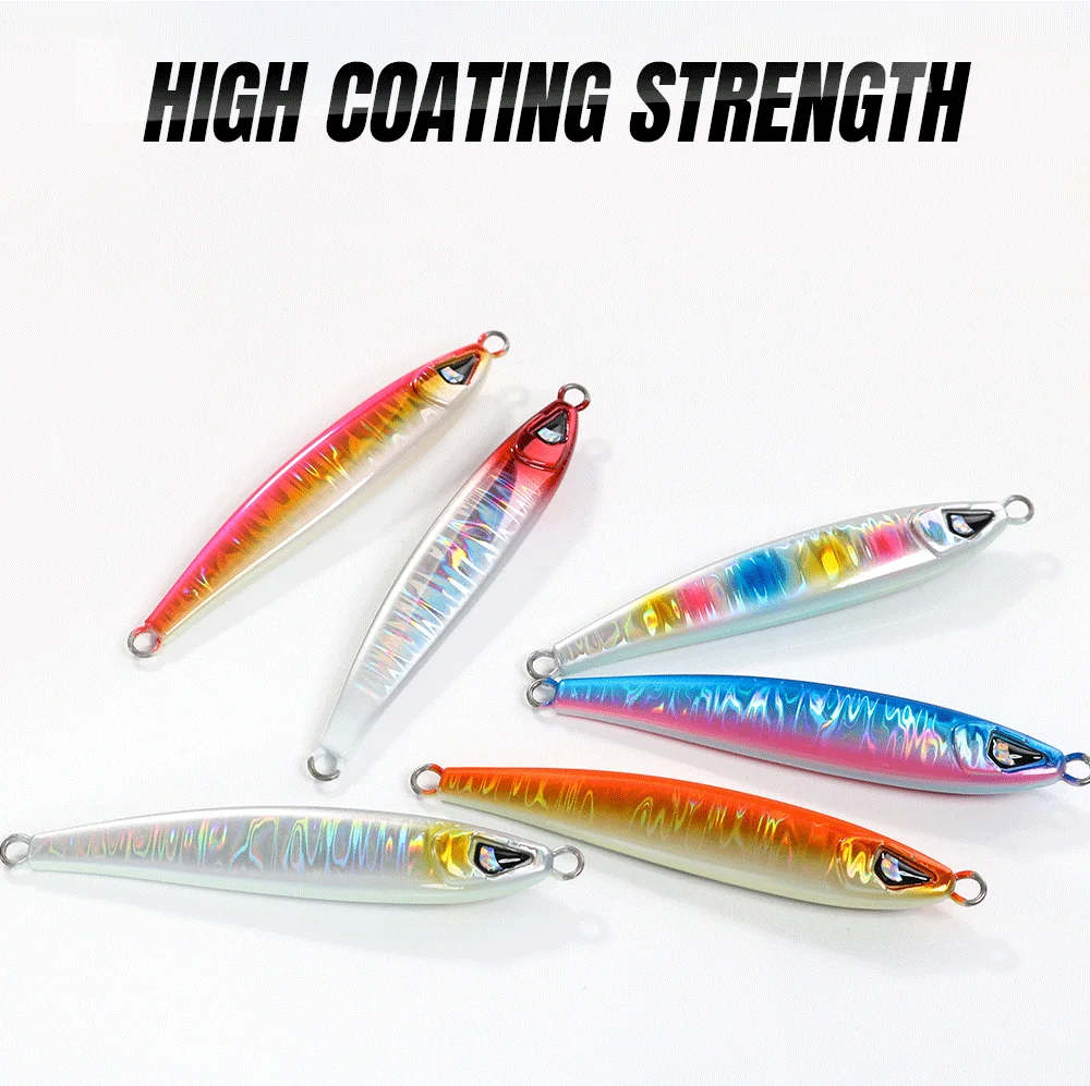 JIGGINGPRO Sardinen-Metall-Jigs, 40 g, 60 g, 80 g, 100 g, Salzwasser-Shore, künstlicher Angelköder, Weitwurf, Jigging-Köder, Angelgerät – Detail 5