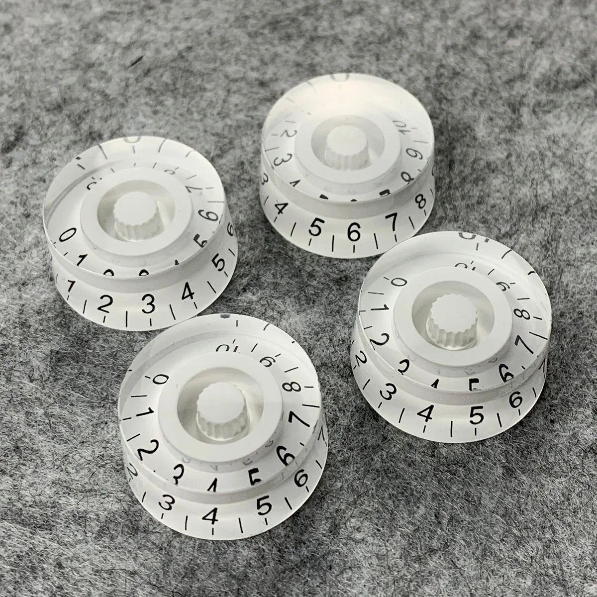 FLEOR 4PCS Colorful Electric Guitar Speed Control Knobs