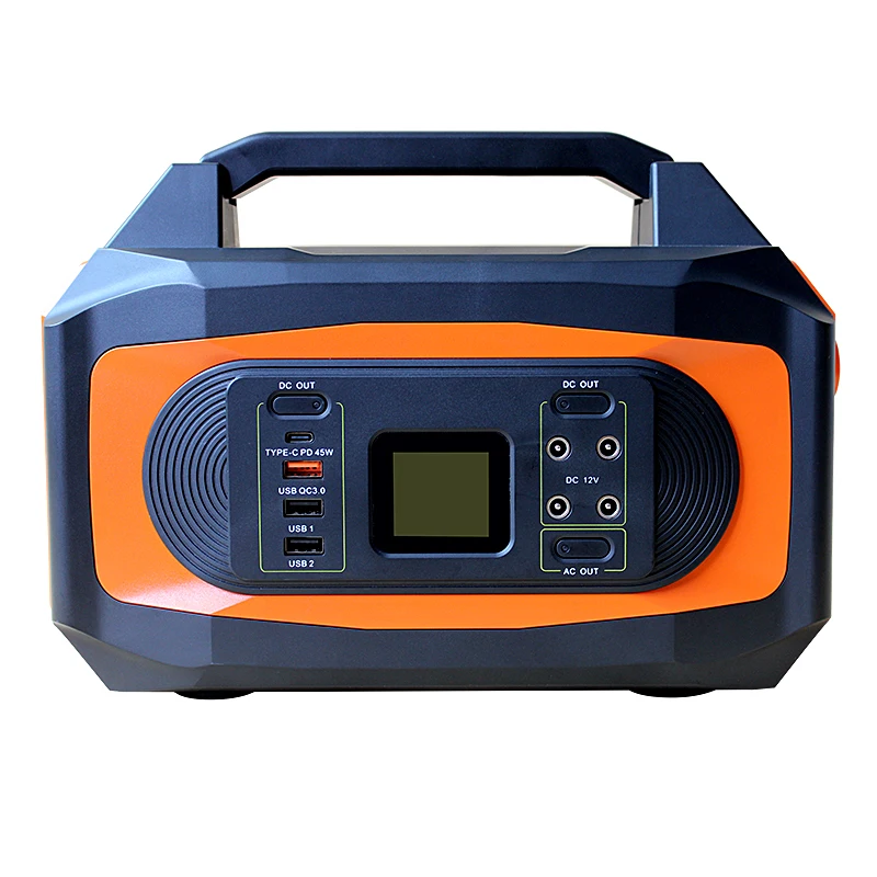 

High Quality 500W portable solar generator for outdoors with pure sine wave inverter AC and DC output