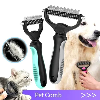 Pet Deshedding Grooming Comb 1