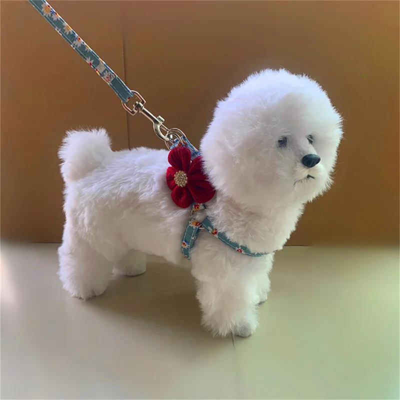 Title 4, Dogs Cats Collar Harness Adjustable Pet Tractio...