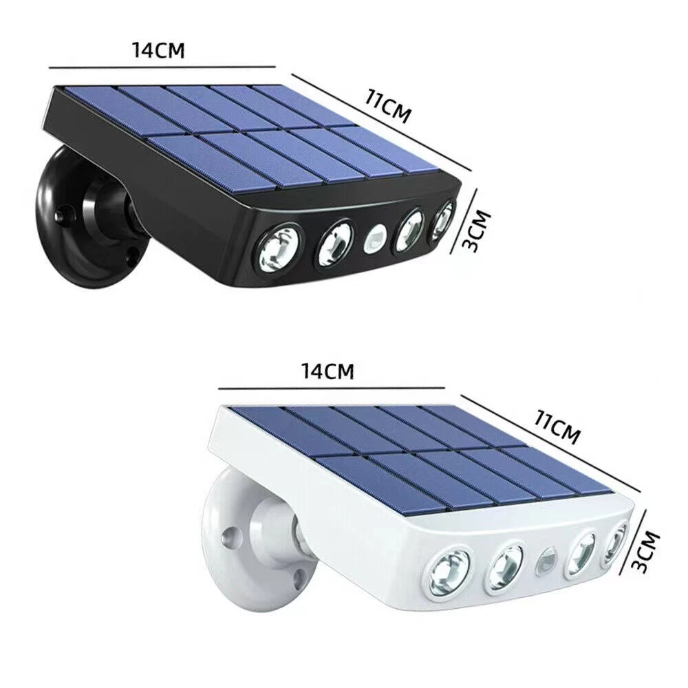 Powerful 4 LED Solar Security Lights Outdoor Decor Sensor Motion 3 Modes Street