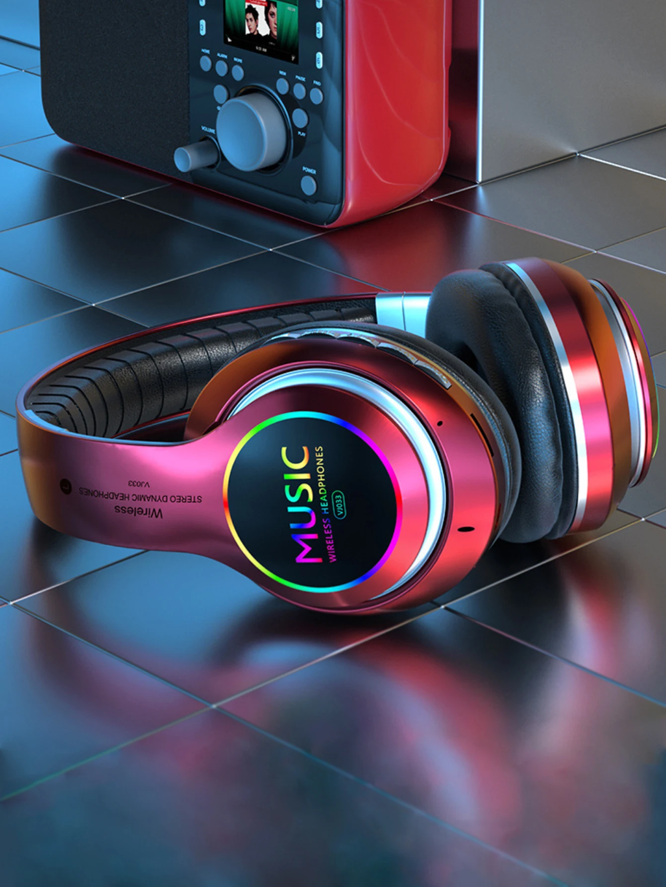 Audio Headphone Jbl Vj033 VJ033 Multi-function Upgrade Bluetooth