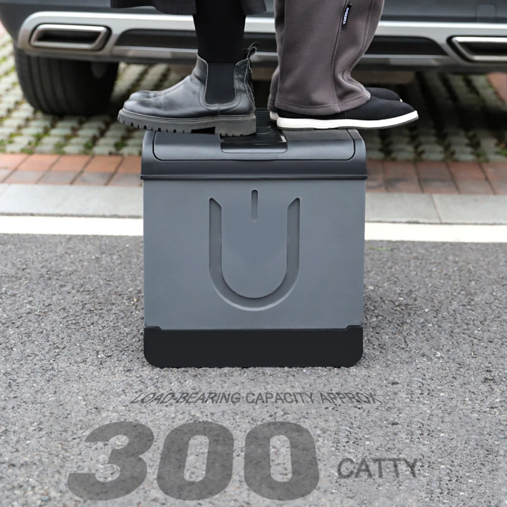 Description Picture 6 of itemPortable Foldable Toilet Seat Square 70L Trash Can Storage Box for Camping Self-driving Travel Car Travel Potty