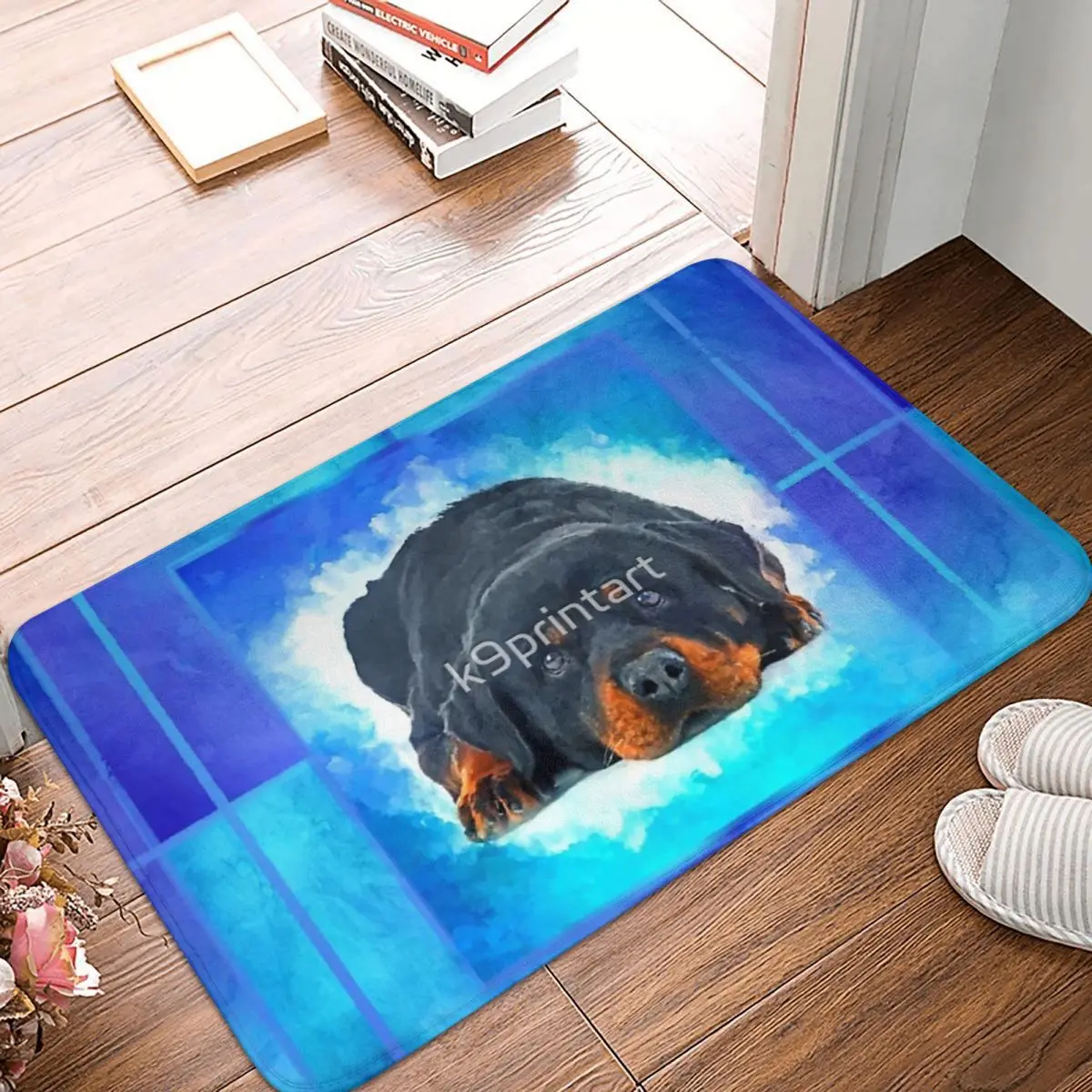 

Cute Rottweiler Metzgerhund 40x60cm Carpet Polyester Floor Mats Holiday Anti-Slip Everyday