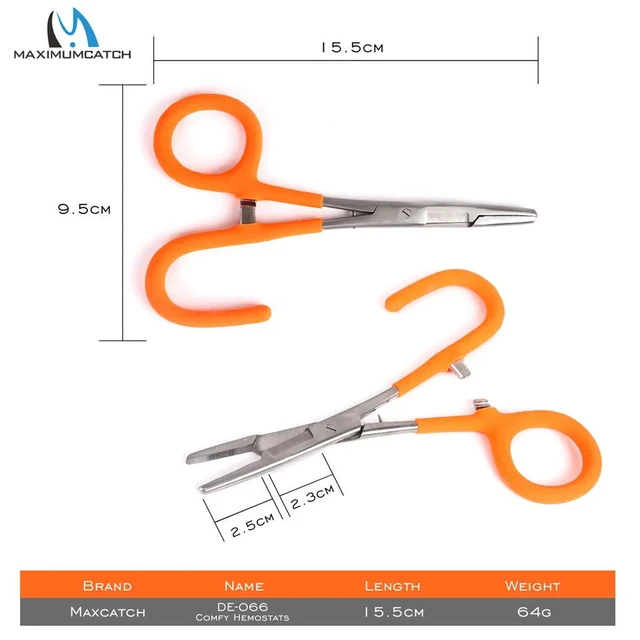 Maximumcatch Stainless Steel Fishing Forceps Hemostats Multi Function 3in1  Line Cutter Hook Remover Fishing Tool Locking Pliers - AliExpress