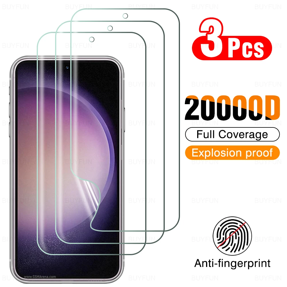 

3PCS Hydrogel protective Films For Samsung Galaxy S23 Ultra S23 plus S23 S22 S21 S20 ULTRA S22 S21 S20 plus S22 S21 S20 S20 FE