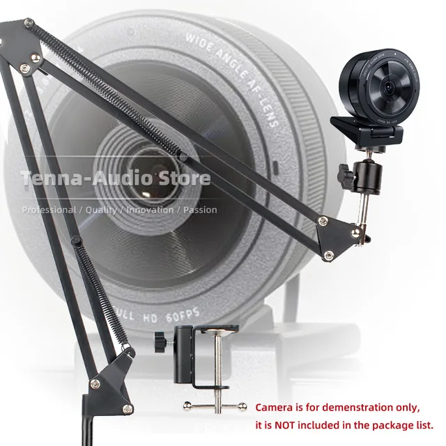 Supporto Per Webcam Flessibile - Braccio A Collo Di Cigno, Compatibile Con Razer Kiyo