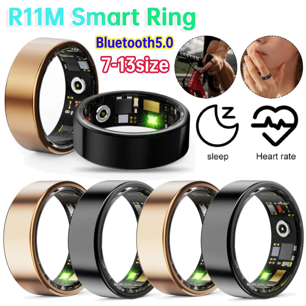 R11M Smart Ring IP68 Waterproof Fitness Ring Bluetooth 5.0 Friend ...