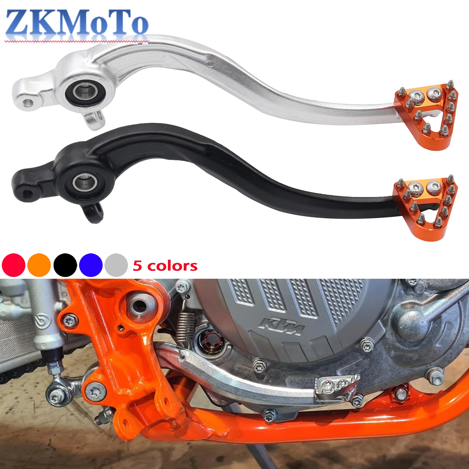 Motorcycle CNC Rear Pedal Brake Lever For KTM SX XC XCW EXC EXCF 250 300 350 500 For HUSQVARNA TC TE TX FE 2017-2022 Universal