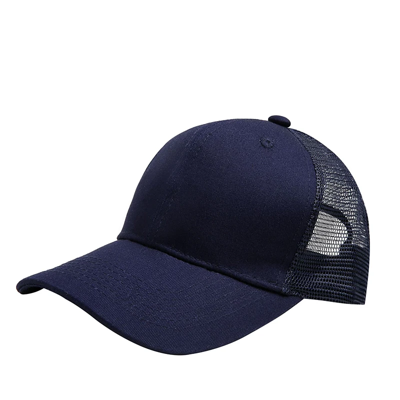 Professional Custom Logo Mesh Cap Sunscreen Sun Visor Cap Casual Sun Hat Designer Snapback Caps Printing Embroidery Baseball Cap 5