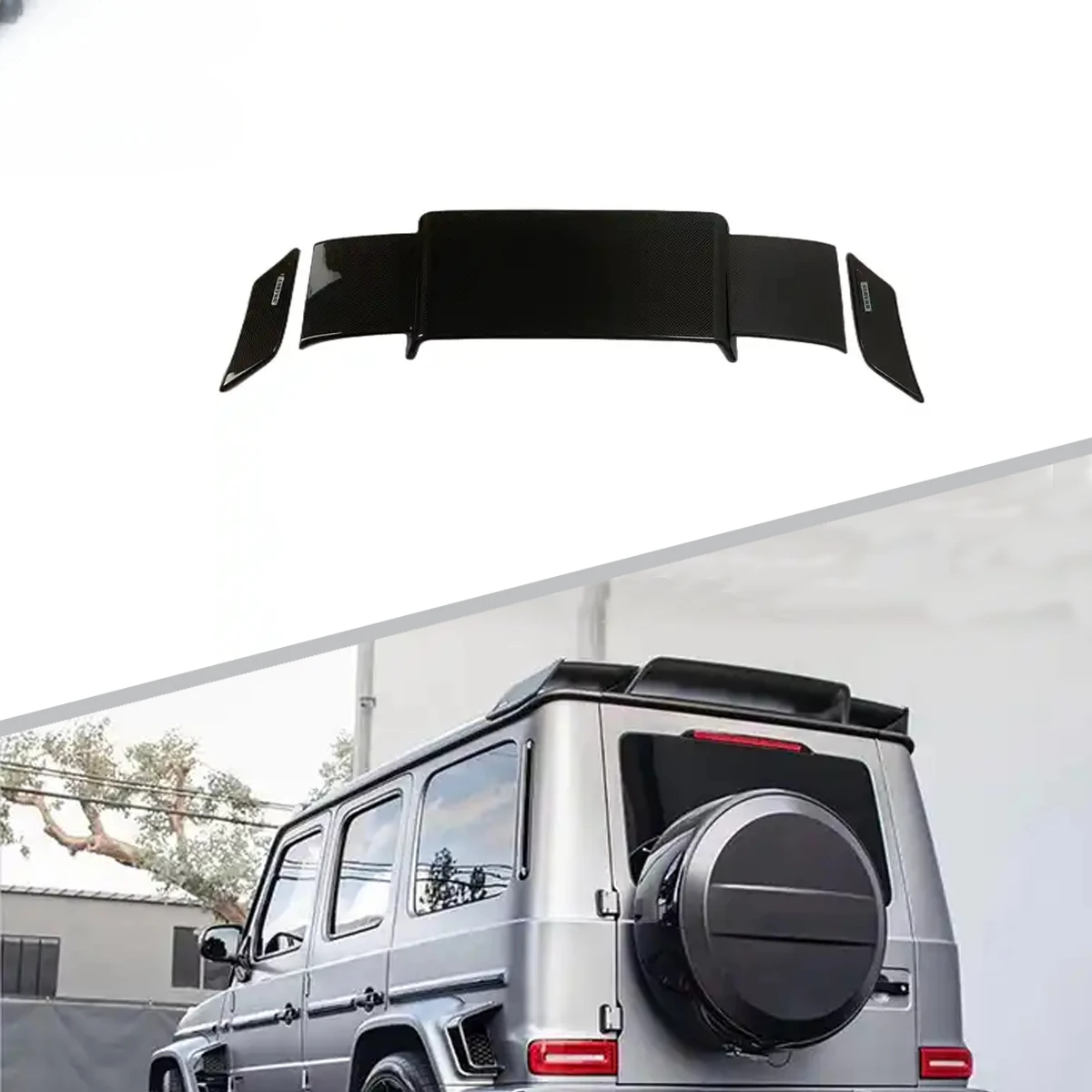 

Стильный задний спойлер, автомобильный бампер для BENZ G класса W464 2019-2023