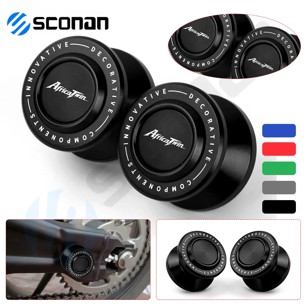 

For Honda Africa Twin C650GT CRF 2017 2018 2019 2020 2021 2022 Motorcycle M6 Swingarm Spool Slider Swing Arm Spools Stand Screws