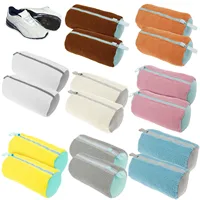 1/2PCS Shoe Washing Bag Cotton Laundry Net Fluffy fibers Easily remove dirt Shoes  Washing Bags Anti-deformation Organizer 1
