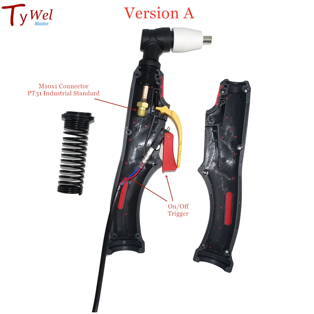 Professional PT31 Plasma Cutting Torch for 30-50A CUT40 HF Plasma Cutter Cutting Machine plasma cutter electrodes nozzles