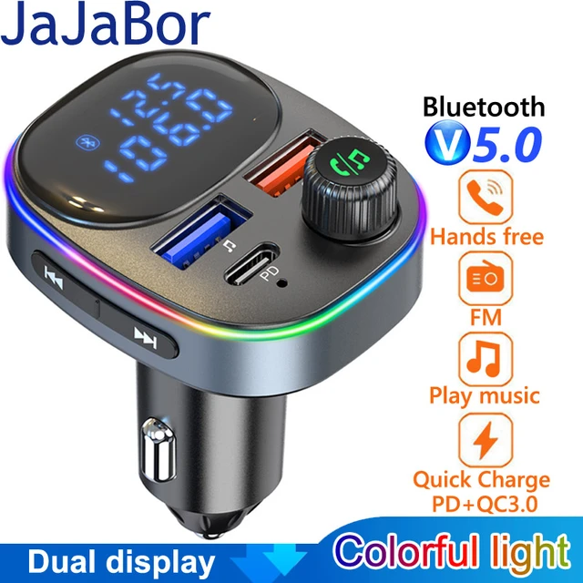 JaJaBor Transmetteur FM Rotatif Pour Voiture Lecteur MP3 - Temu Belgium