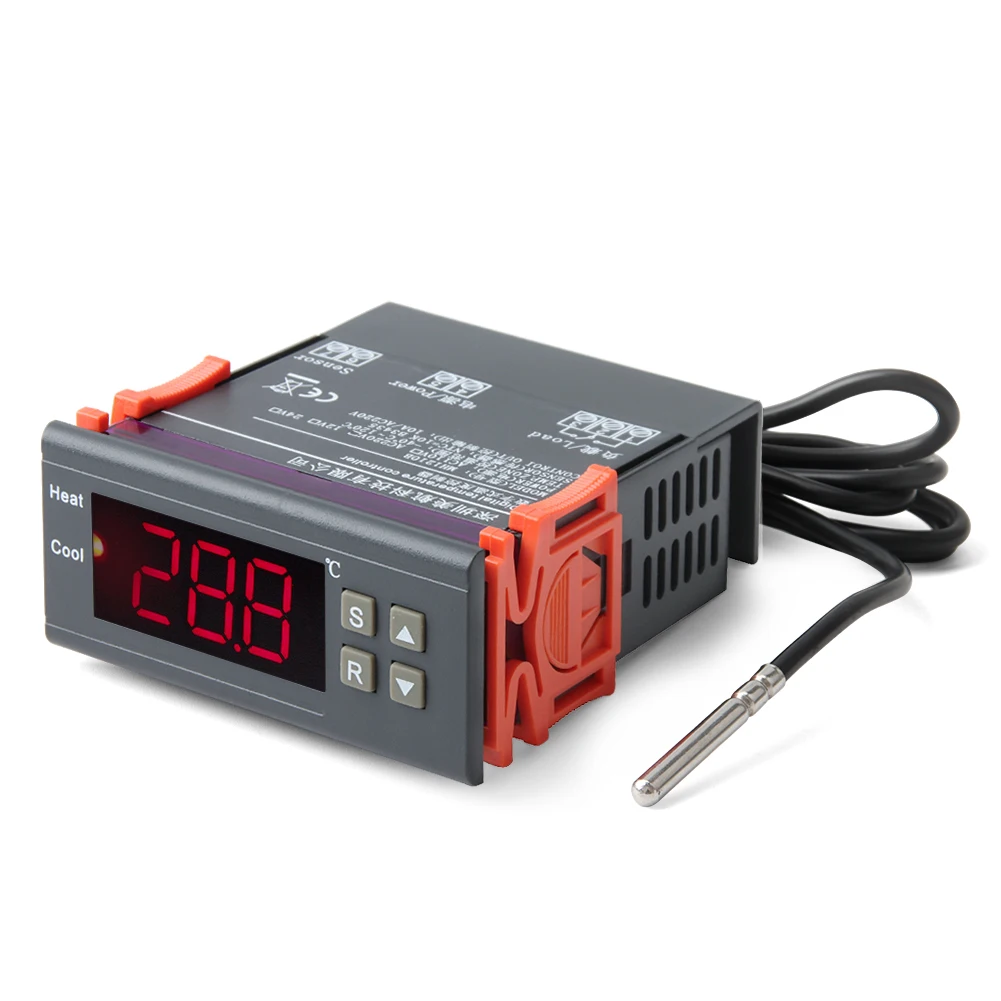 Digital Temperature Controller -40 to 120 Degrees Alarm Function Electronic Ther
