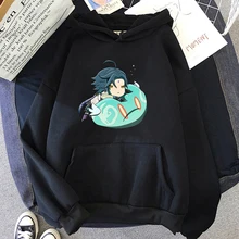 

Genshin Impact Xiao Graphic Hoodies Unisex Long Sleeve Streetwear Kawaii Cartoon Women Sweatshirts Game Cosplay Hooded Pullovers