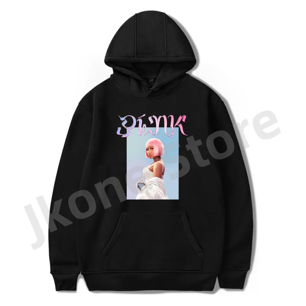 

Свитшот Nicki Minaj с капюшоном розовая пятница 2 Merch зимние женские и мужские модные повседневные футболки с длинным рукавом