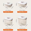 Food Storage Container Vacuum Storage Box with Drain Net Large Capacity Food Dispenser Transparent Sealed Tank Kitchen Organizer 6