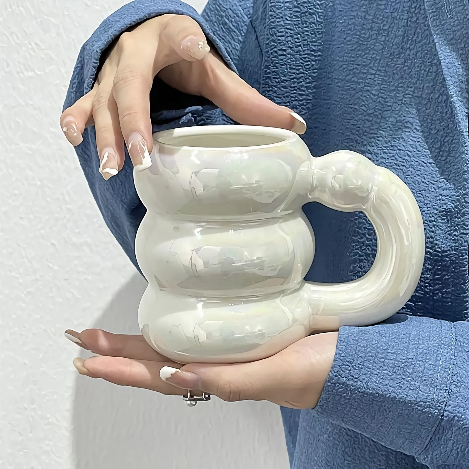 Cute Aesthetic Ceramic Mug Nordic Home Decor Coffee Milk Bubble Tea Cup  Taza Mugs Caneca Drinkware Tasse Copo Beer Cappuccino