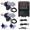 Greenhouse Film Roll Up Motors 2 Set Side Motor System with Intelligent Thermostat DC24V Safe Motor Water Resistant Install on 1
