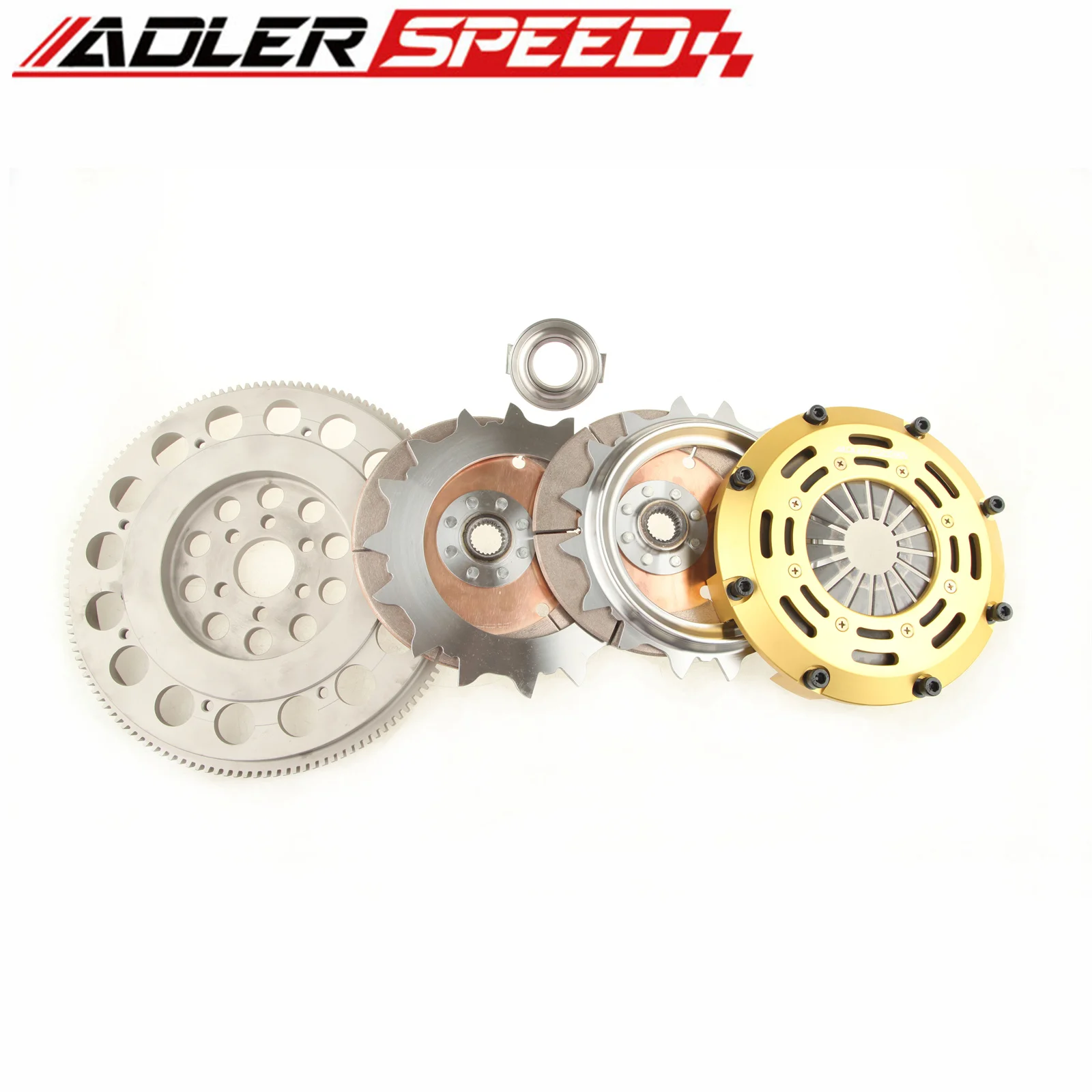 ADLERSPEED 스프링 클러치/레이싱 클러치 1/트윈/3 디스크 클러치 (97-05 아우디 A4; A4 콰트로/98-05 폭스바겐 파사트 1.8L B5, B6 용)