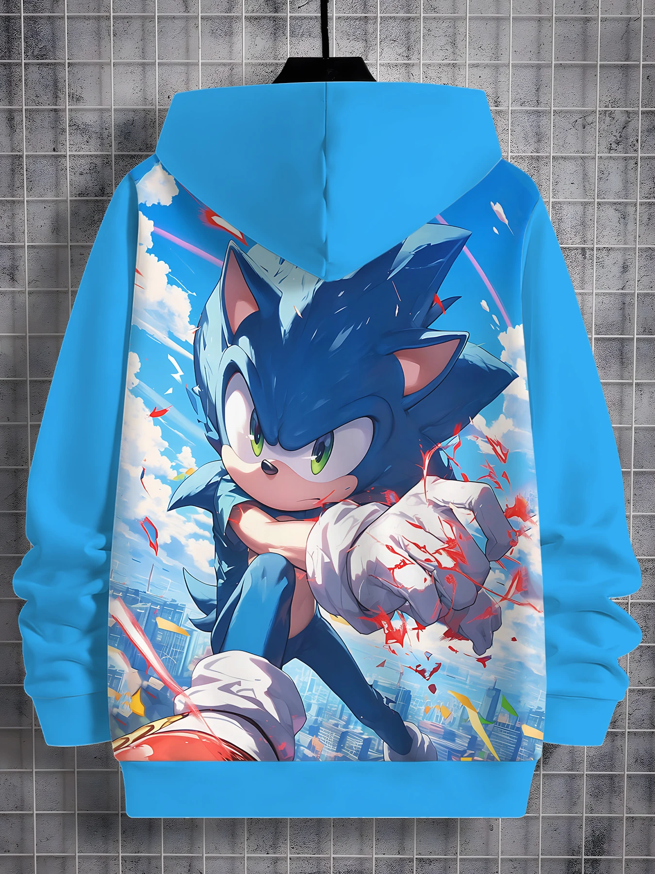 S-Sonic-the Hedgehogs 3D Print All Seasons Children Casual Sweatshirt Cool Pullover Tops Unisex Clothes Boy Girl Hoodies 4
