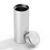 Portable Sealed Jar Travel Moisture-proof Solid Color Nut Candy Food Storage Container Tea Can Metal Box Stainless Steel 6