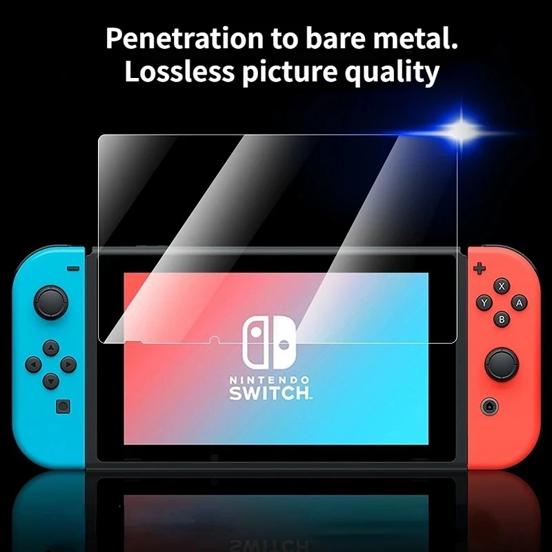 Premium Tempered Glass Screen Protector Film for Gaming Consoles (2-Pack)