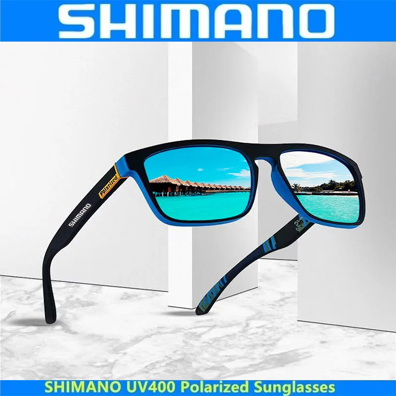

Поляризованные солнцезащитные очки Shimano UV400 для мужчин и женщин, уличные очки для охоты, рыбалки, вождения, велосипеда, в упаковке по выбору