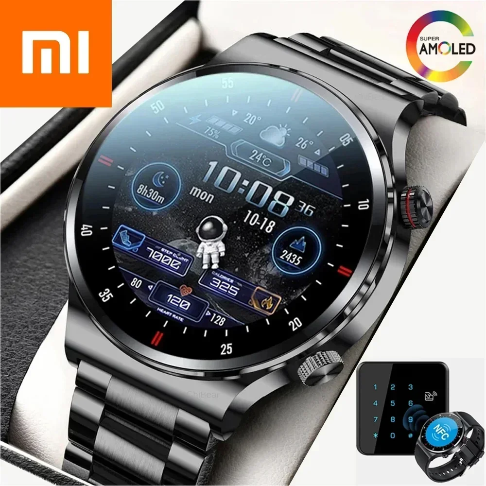 Xiaomi NFC Bluetooth Call Smart Watch Men Full Screen Sports Bracelet Waterproof ECG Health Monitor SmartWatch for IOS Android 1