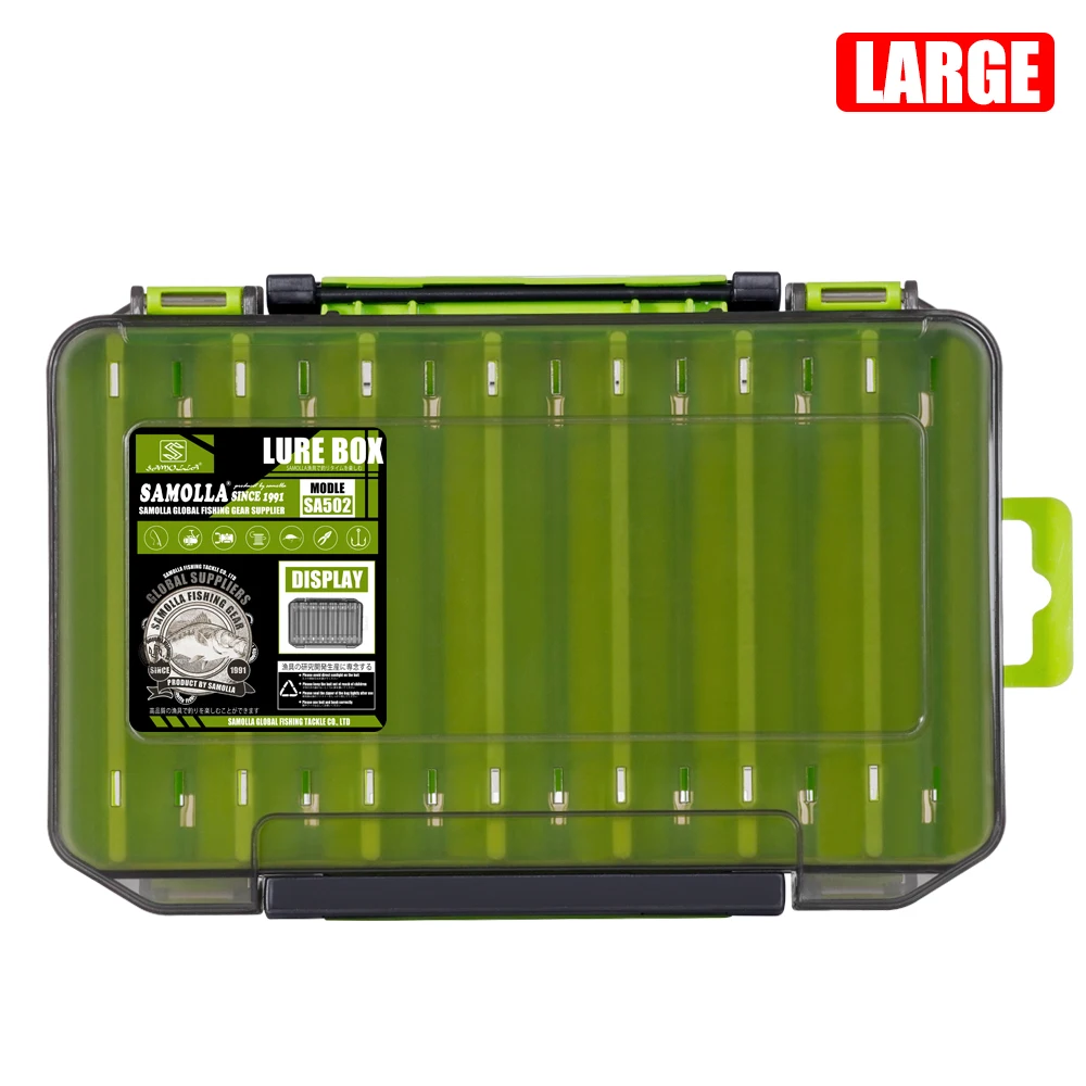 Fishing Tackle Box 14 Compartments Fishing Accessories Lure Hook Storage thumbnail 7
