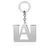 Fashion Simple Silver Color A Logo Letter Stainless Steel Pendant Necklace My This Hero Academia Jewelry Gifts 5