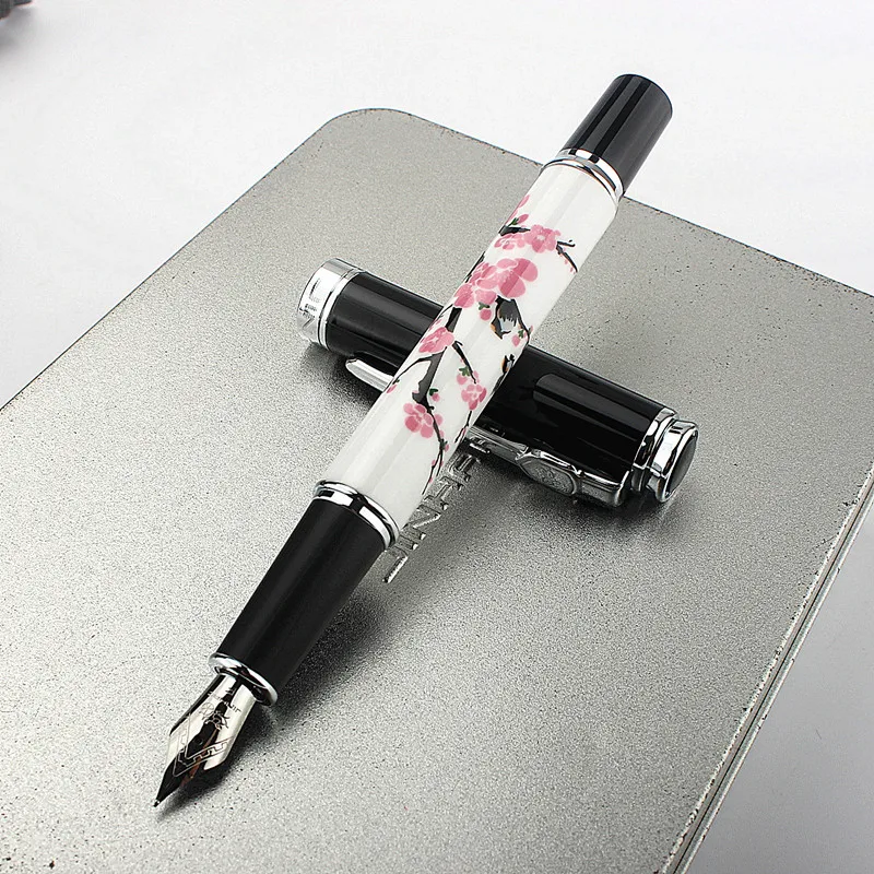 

Jinhao Classics ceramics Fine 0.5mm Nib Calligraphy Pen High Quality Metal Fountain Pen Luxury Ink Gift Pens for Writing