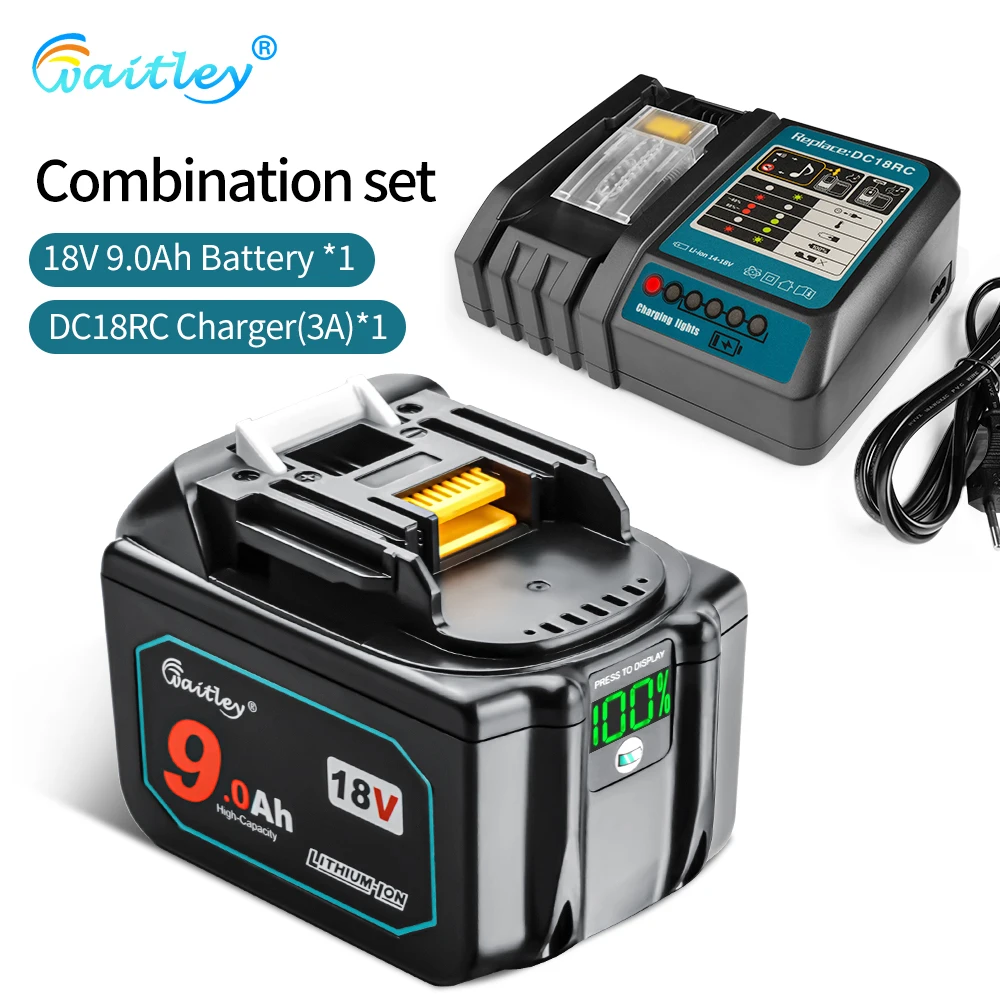 DC18RC Für Makita Ladegerät 18V LXT DC18RD DC18RA DC18RF DC18WA BL1850B BL1830B DC18RC Für Makita Ladegerät 18V LXT DC18RD DC18RA DC18RF DC18WA BL1850B BL1830B