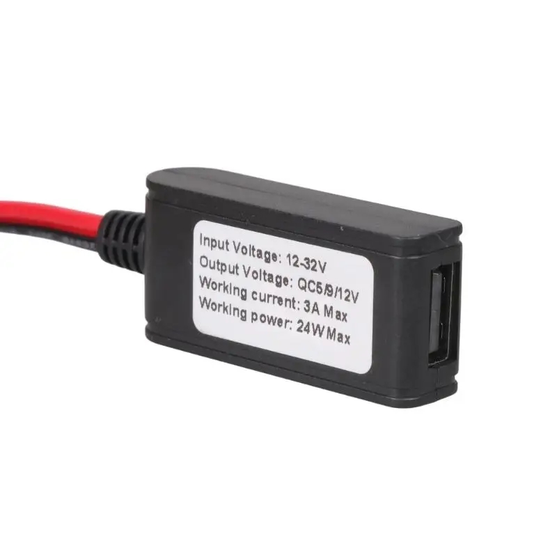 태양 전지 패널 자동차 배터리용 USB에 Y1UB 전압 변환기 케이블 5.5X2.1Mm 여성