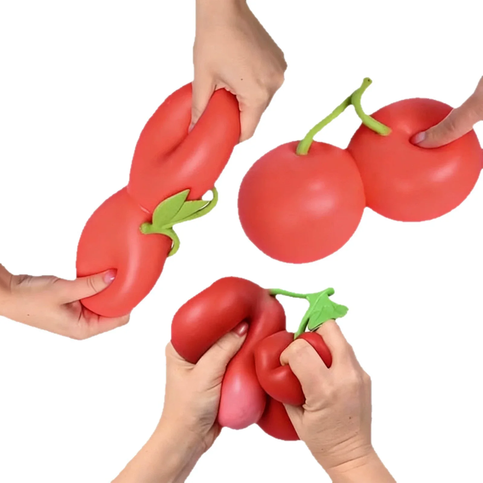 체리 스퀴즈 장난감, 스트레스 해소 감각 자극 장난감, 느린 반응 피젯 장난감, 성인용 불안 완화, 휴식 및 엔터테인먼트