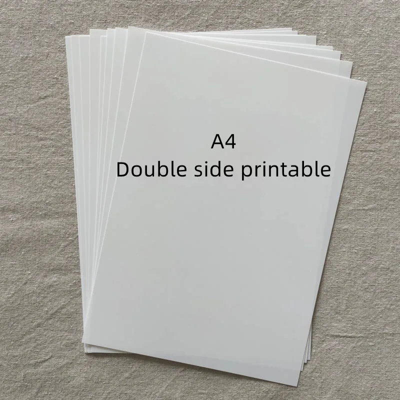 Double-Sided Printable A4 Shrink Plastic Film - DIY Creative Arts and Crafts