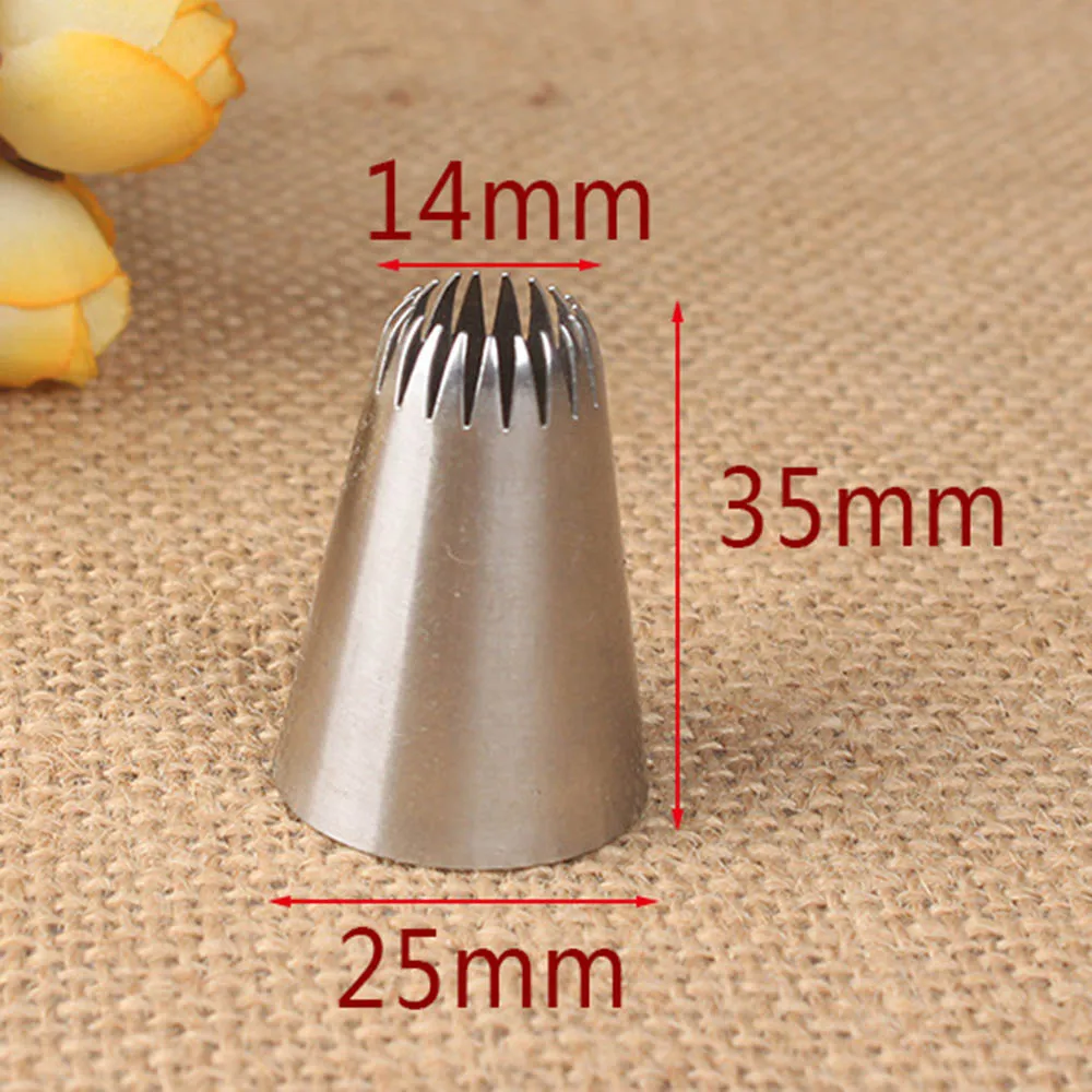 Icing Piping Nozzle Cake Cream Decoration Tips Stainless Steel Pastry Nozzles Tips Cake Dessert Decorators Tool #195