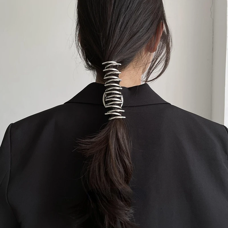 

New Fashion Large Metal Hair Claw Braided Hairpin Cool for Women Girl Hairpin Stage Party Hairpin Accessories