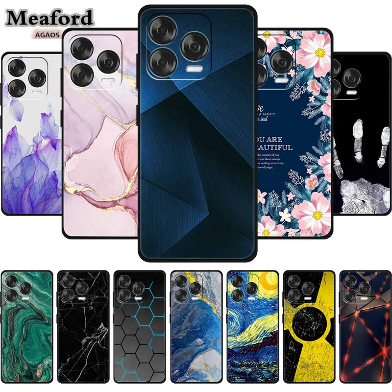 Marble Pattern Soft Silicone TPU Phone Case - Elegant Protective Back Shell Cover